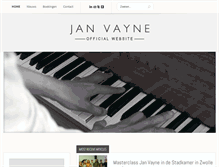 Tablet Screenshot of janvayne.nl